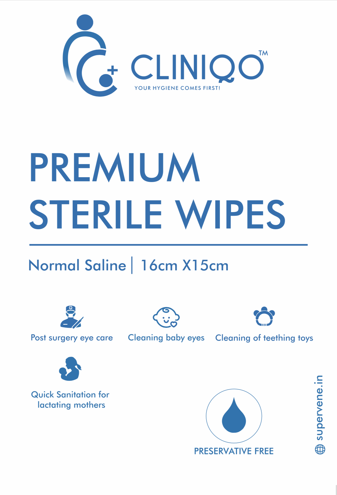 CLINIQO® Premium Sterile Wipes